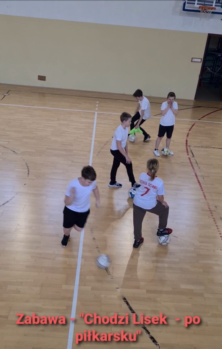 Zabawa – „Chodzi Lisek – po piłkarsku”