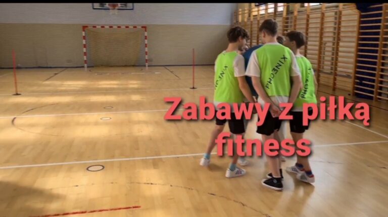 Zabawy z piłką fitness