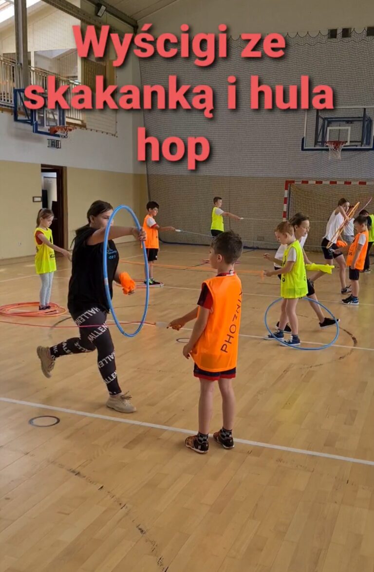 Wyścigi ze skakanką i hula hop