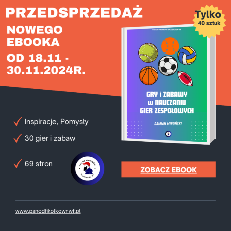 Gry i Zabawy w Nauczeniu Gier Zespołowych – Ebook w Przedsprzedaży