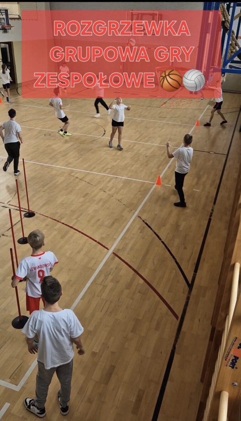Rozgrzewka Grupowa – Gry Zespołowe
