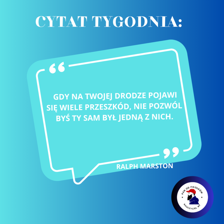 CYTAT TYGODNIA