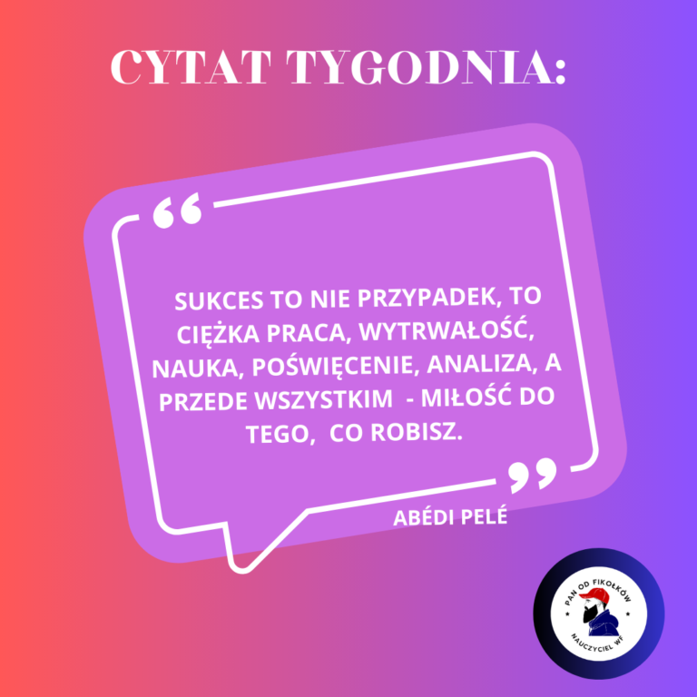 CYTAT TYGODNIA