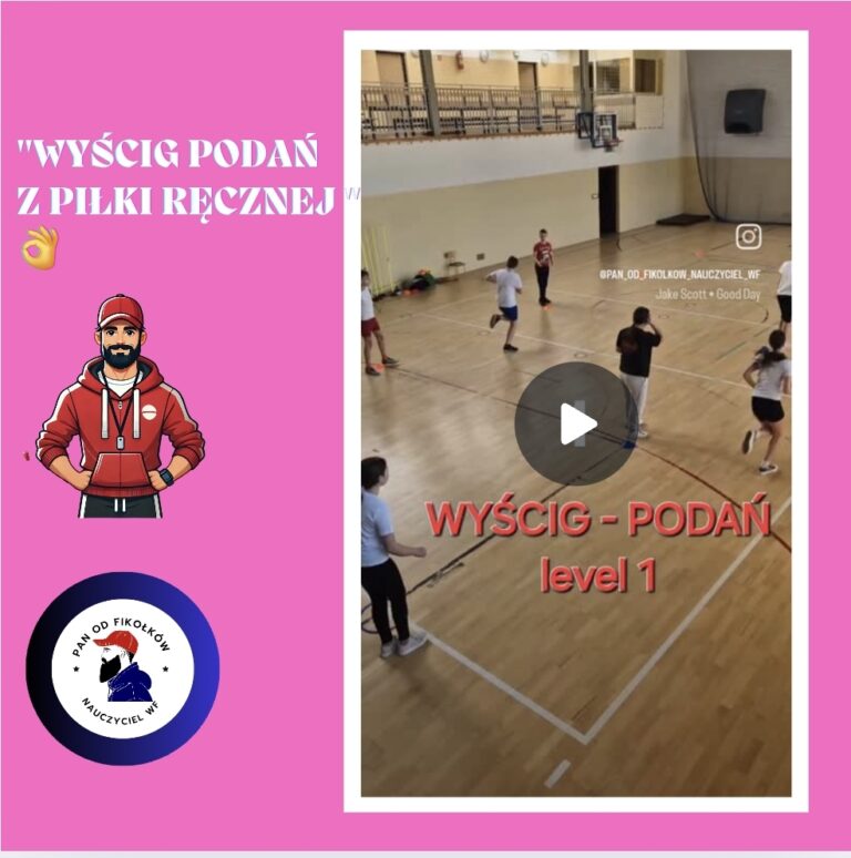 WYŚCIG PODAŃ Z PIŁKI RĘCZNEJ