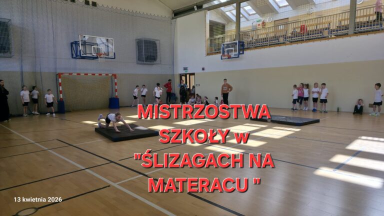 Mistrzostwa Szkoły w "Ślizgach na Materacu"